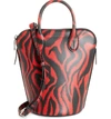 Calvin Klein 205w39nyc Mini Dalton Calfskin Bucket Bag - Red In Red Zebra
