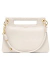 Givenchy Medium Whip Leather Top Handle Bag - White In Beige