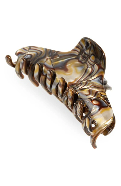 France Luxe Large Jaw Clip In Onyx