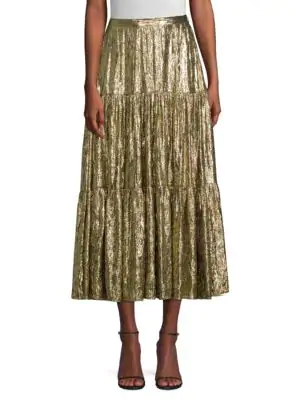 michael kors skirts gold