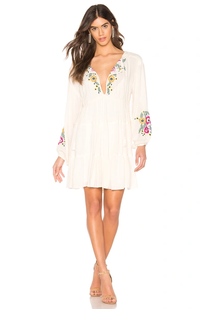 Free People Spell On You Mini Dress In Neutral