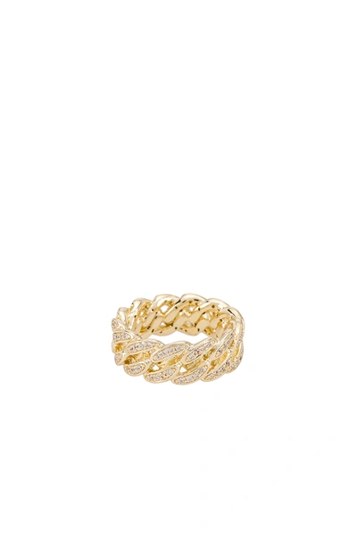 The M Jewelers Ny The Iced Cuban Link Ii Ring In Gold