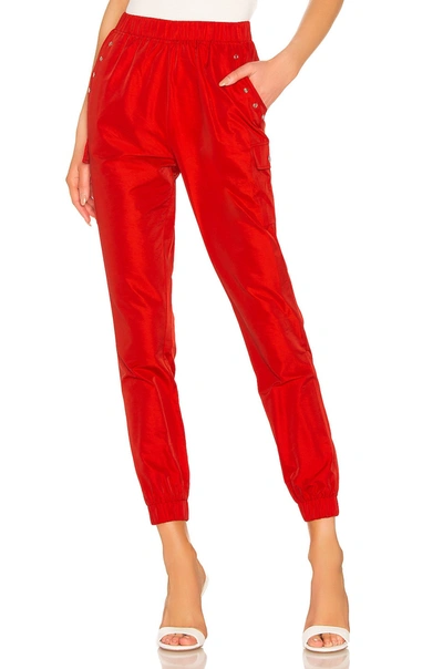 Superdown Missy Jogger Pant In Red