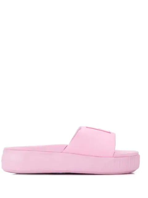 puma pink sliders