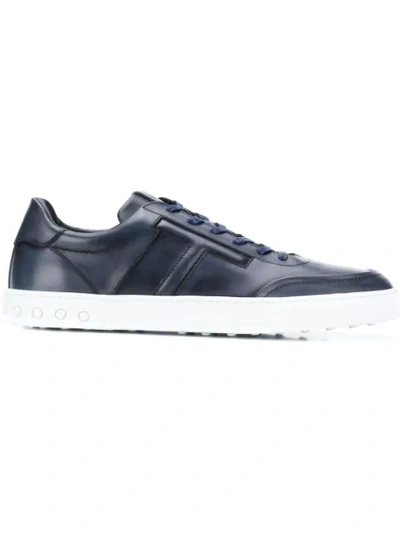 Tod's Classic Low-top Sneakers In Blue