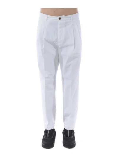 Dsquared2 Trousers In Bianco
