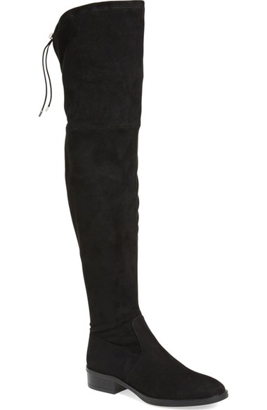 Sam Edelman Paloma Over The Knee Boot In Black Suede | ModeSens