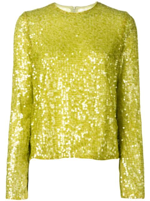 oasis sequin top