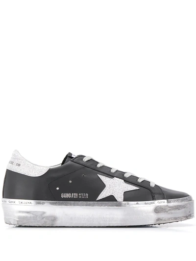 Golden Goose Deluxe Brand Sparkle Lace Up Sneakers - Black