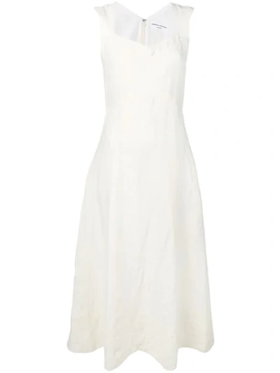 Sonia Rykiel Flared Long Dress In White