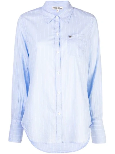 Alex Mill Striped Shirt In Blue