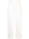 Alex Mill Stretch Cotton Twill Trousers In White