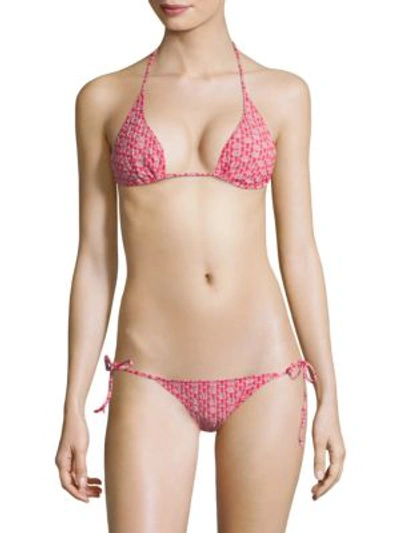 Lisa Marie Fernandez 2-piece Pamela Bikini Set In Red 2 Tone