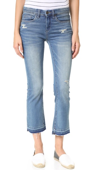 Blank Denim Released Hem Cropped Jeans In Tap Out | ModeSens