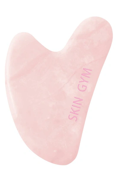 Skin Gym Rose Quartz Crystal Sculpty Heart Gua Sha Facial Tool