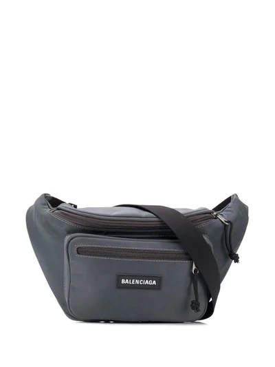 Balenciaga Explorer Belt Bag In Grey