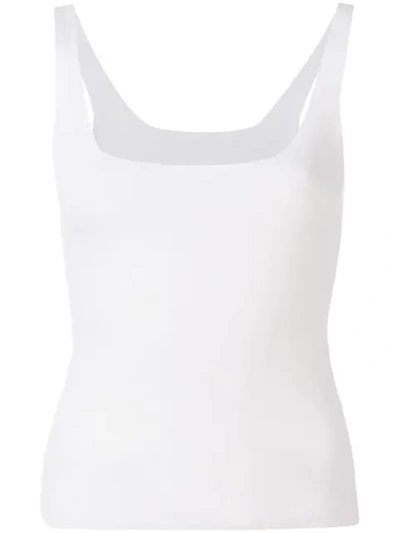 Ports 1961 Scoop Neck Waistcoat In White