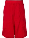 Ami Alexandre Mattiussi Drop-crotch Shorts In Red