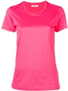 Moncler Logo Patch T-shirt In Pink