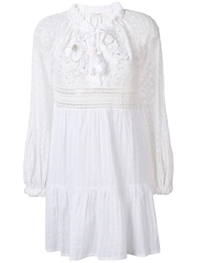 Anjuna Nicoletta Lace Embroidered Dress In White