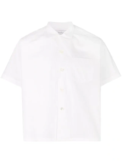 Second / Layer Boxy Shirt In White
