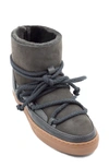 Inuikii Classic Genuine Shearling Sneaker Boot In Dark Grey