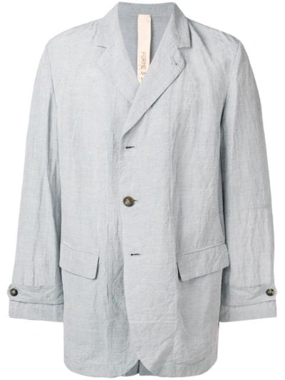 Forme D'expression Classic Oversized Blazer In Grey