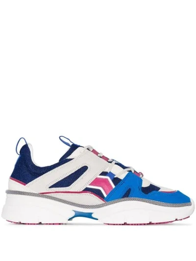 Isabel Marant Active Lace Up Sneakers In Blue