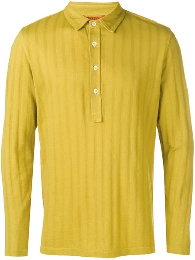 Barena Venezia Collar Ribbed Sweatshirt In Yellow