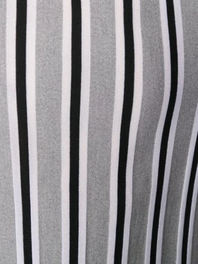 Maison Margiela Striped Jumper In Grey