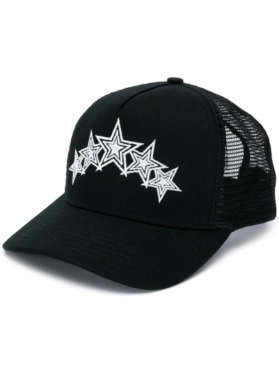 Amiri Embroidered Baseball Cap In Black