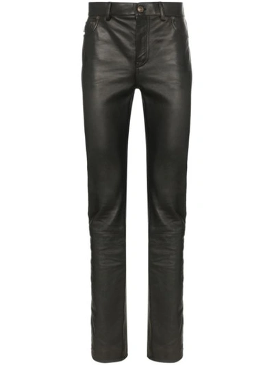 Balenciaga Straight-leg Trousers In Black