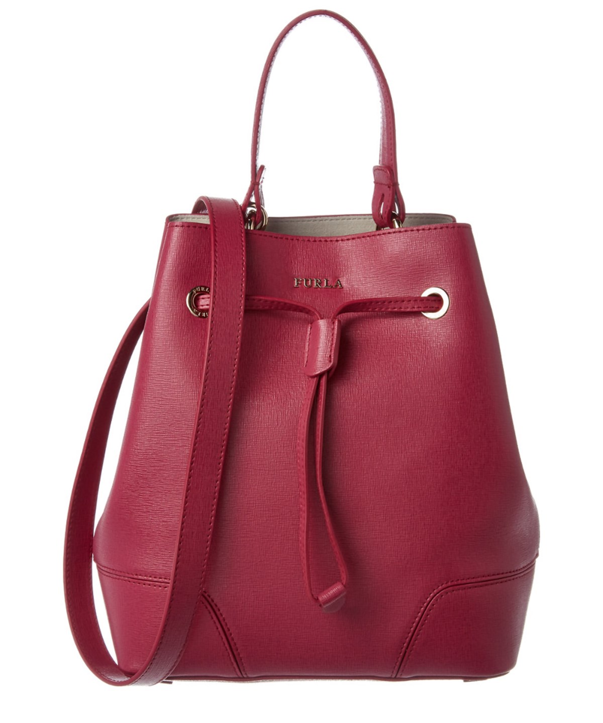 Furla Stacy Small Leather Bucket Bag' In Pink ModeSens