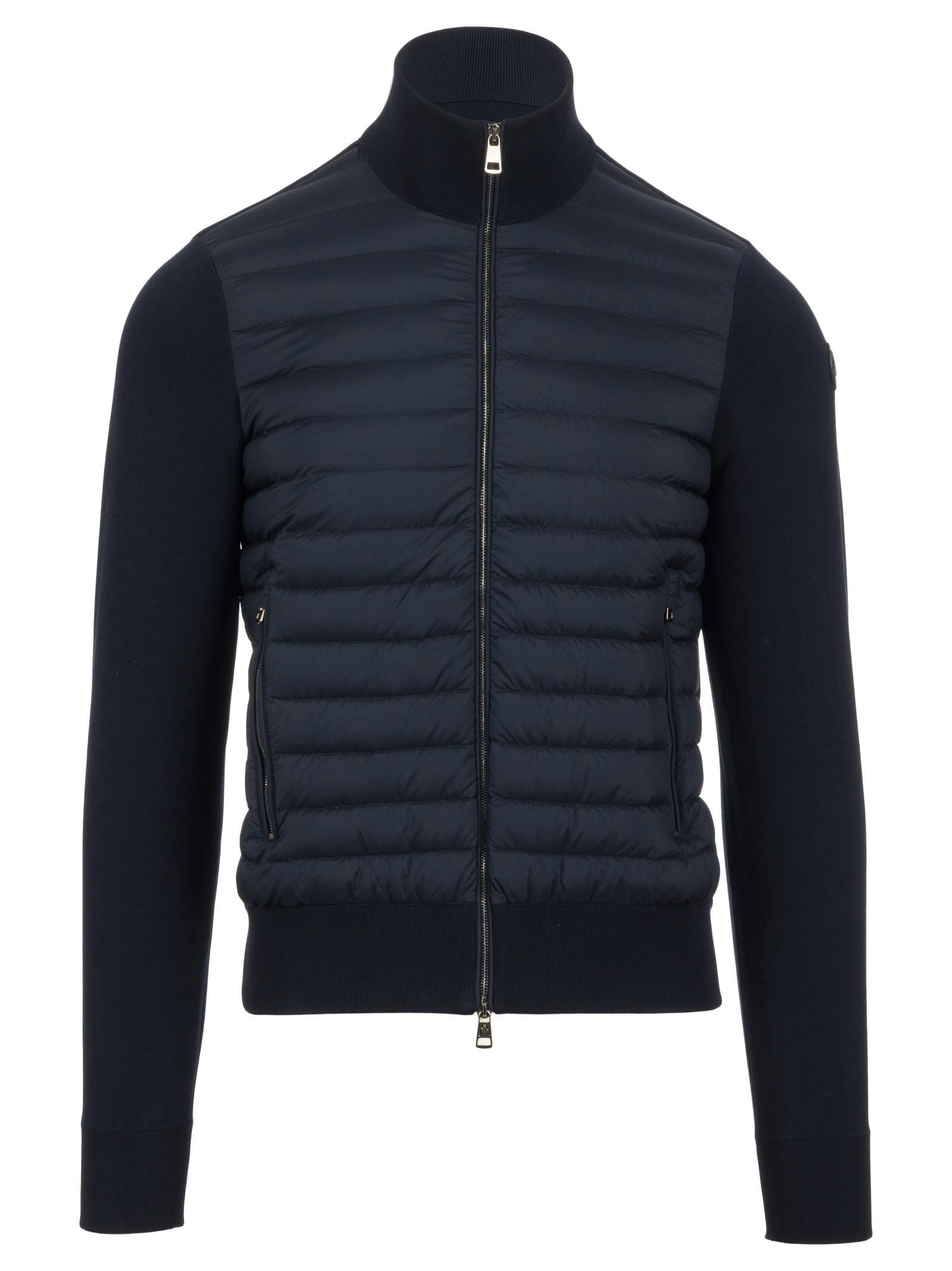 Moncler Cardigan In Blu-scuro | ModeSens