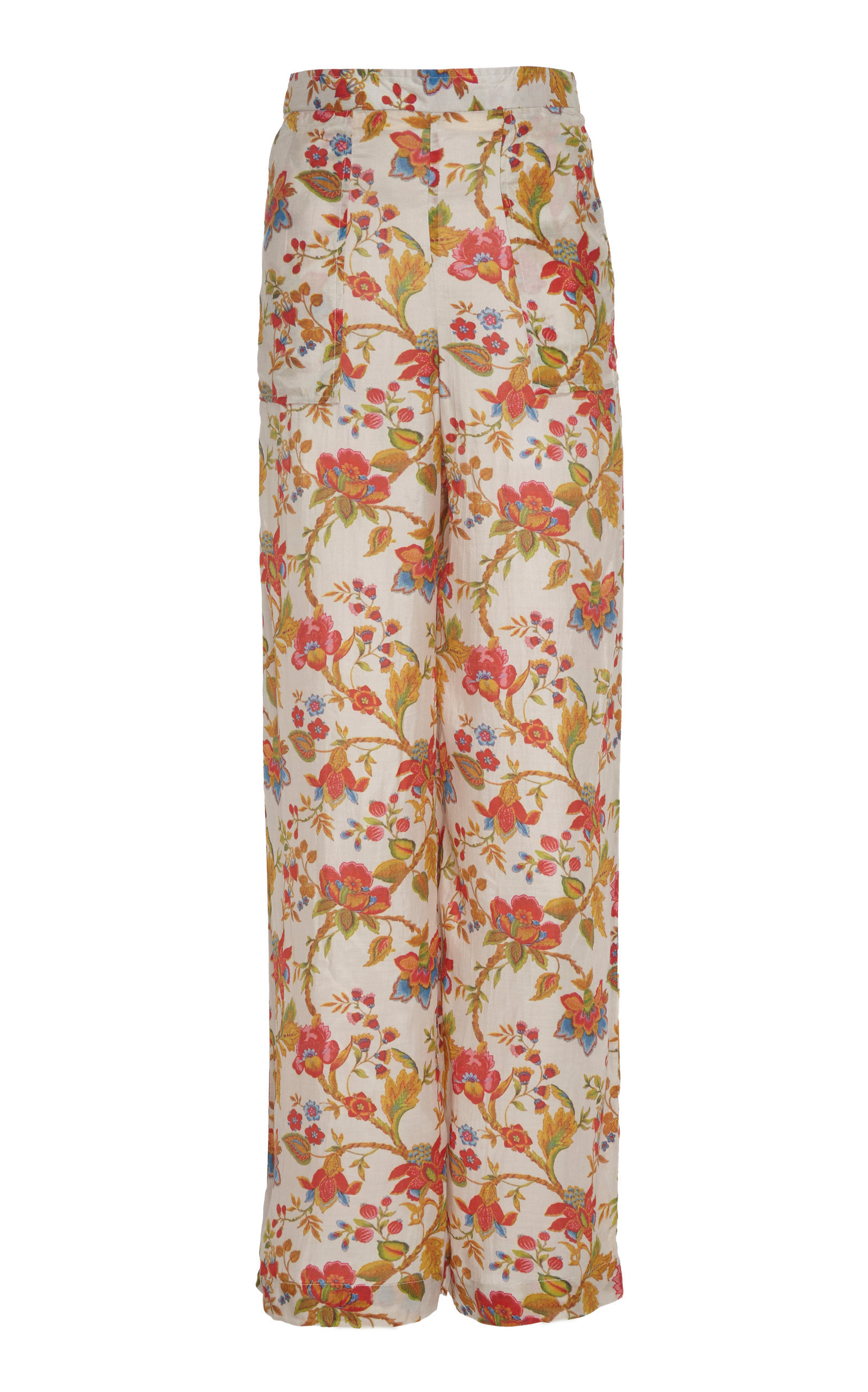 Alix Of Bohemia One Of A Kind Charlie Floral-print Silk Pants | ModeSens