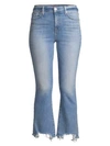 7 For All Mankind High Rise Slim Kick Flare Cropped Jeans In Sloan Vintage