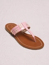 Kate Spade Carol Sandals In Rococo Pink
