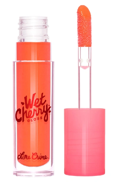 Lime Crime Wet Cherry Lip Gloss In Flaming Cherry