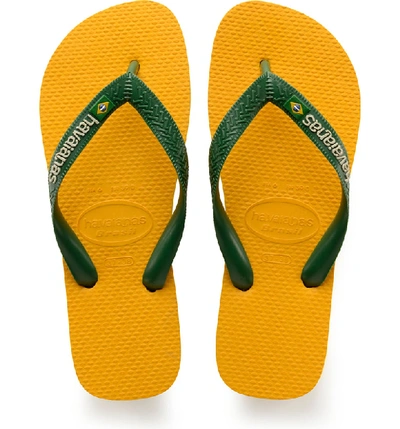 Havaianas Brazil Flip Flop In Banana Yellow