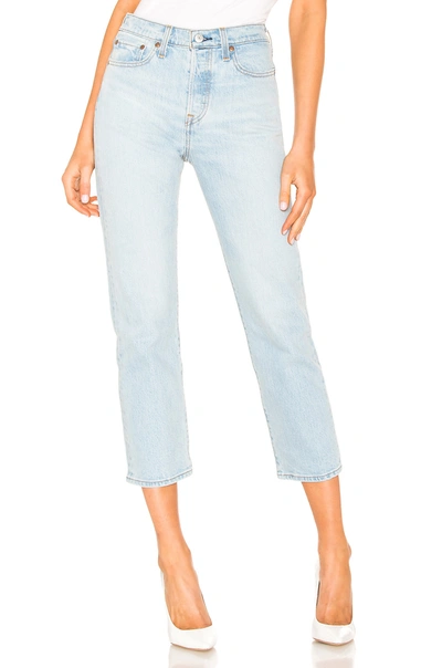 Levi's Blue Wedgie Straight Jeans In Dibs