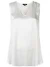 Antonelli Sleeveless Blouse In White