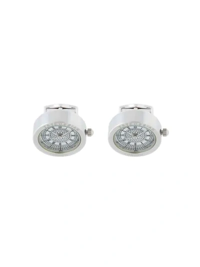 Tateossian Big Ben Watch Cufflinks In Metallic