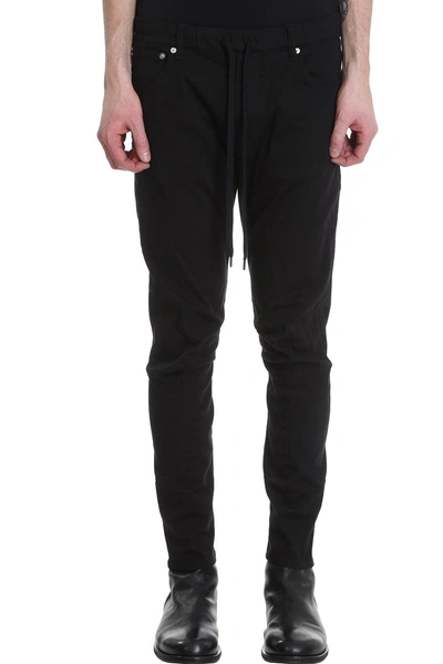 Attachment Biker Black Denim Jeans