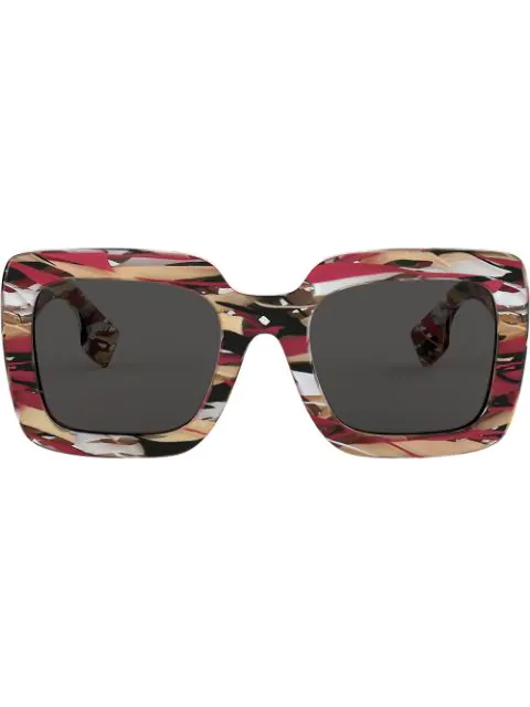 burberry foldable square sunglasses