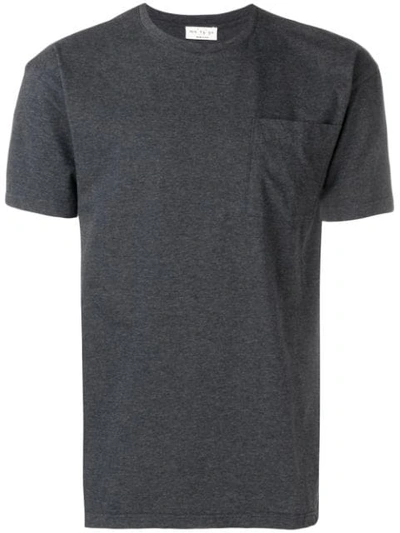Ma'ry'ya Front Pocket T-shirt In Grey
