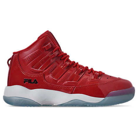 mens red fila shoes