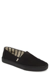 Toms Alpargata Cupsole Slip-on In Black/ Black Canvas