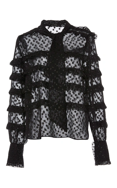 Isabel Marant Alba Collar Tie Shirt | ModeSens