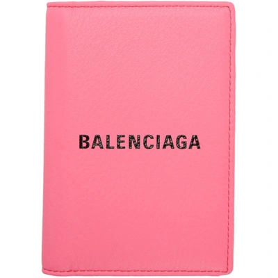 Balenciaga Pink Everyday Passport Holder In 5610 Pink