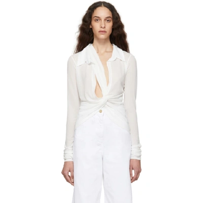 Jacquemus 白色“la Chemise Bellagio”衬衫 In White